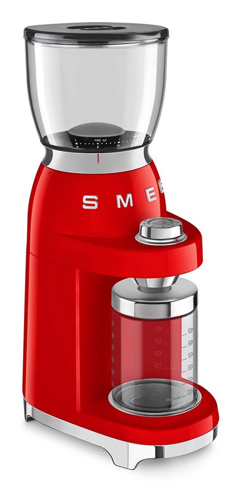 Smeg Macinacaffè 50's Style – Rosso LUCIDO – CGF11RDEU