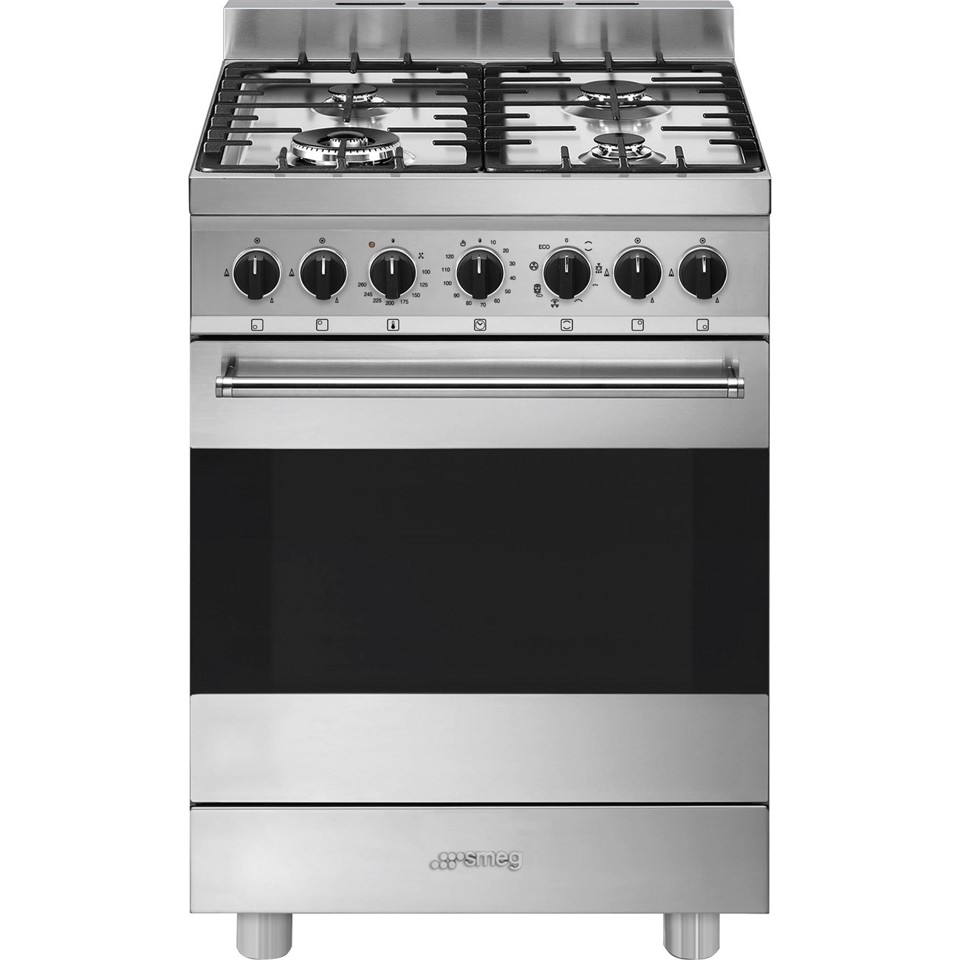 Smeg Master B61GMX2 cucina A Elettrico Gas Acciaio inox Made in Italy