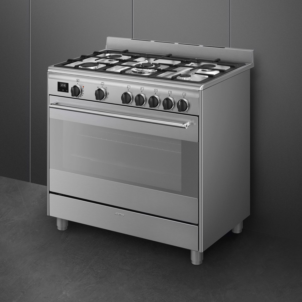 Smeg Master BG91X2 cucina Gas Acciaio inossidabile A
