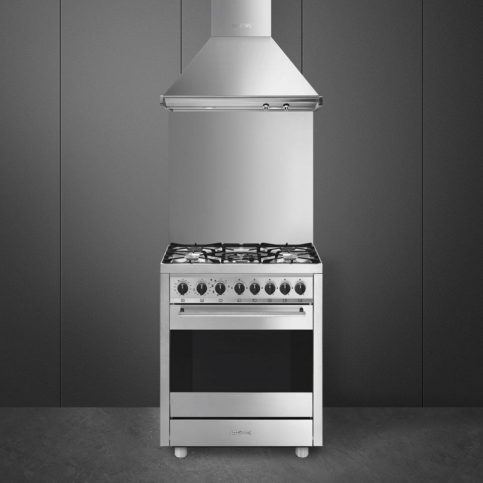 Smeg Master Mista Cucina B71GMX2 Acciaio Inox Made in Italy