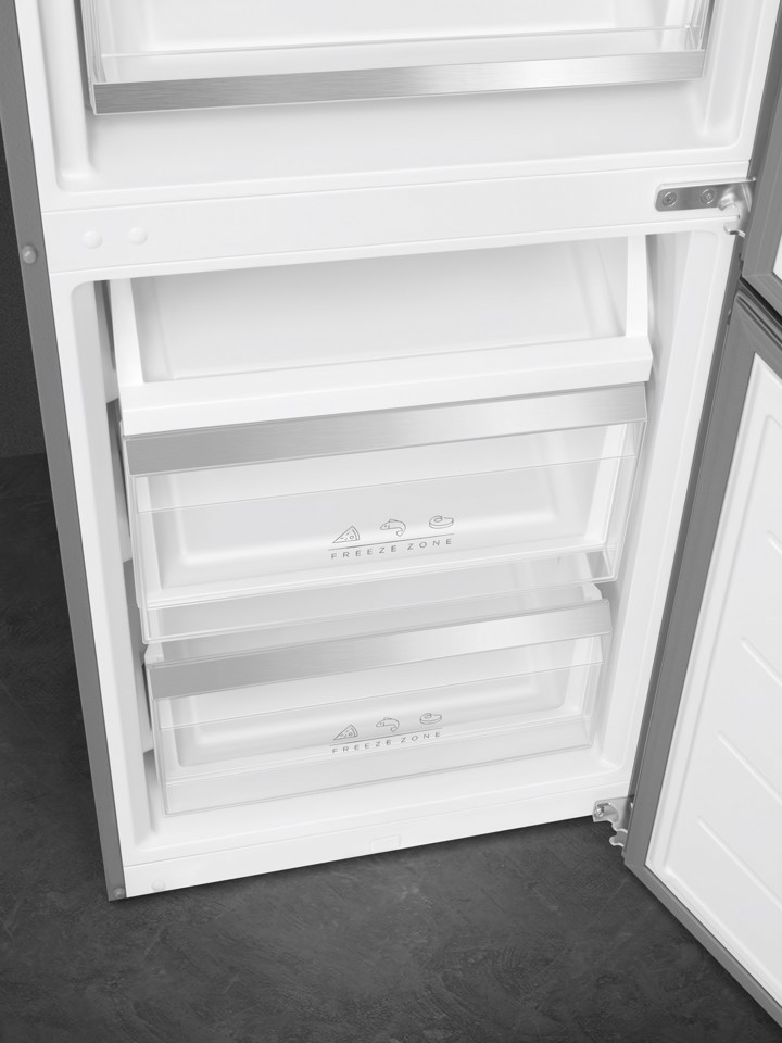 Smeg MBV45XDNMC frigorifero con congelatore Libera installazione 443 L Acciaio inox