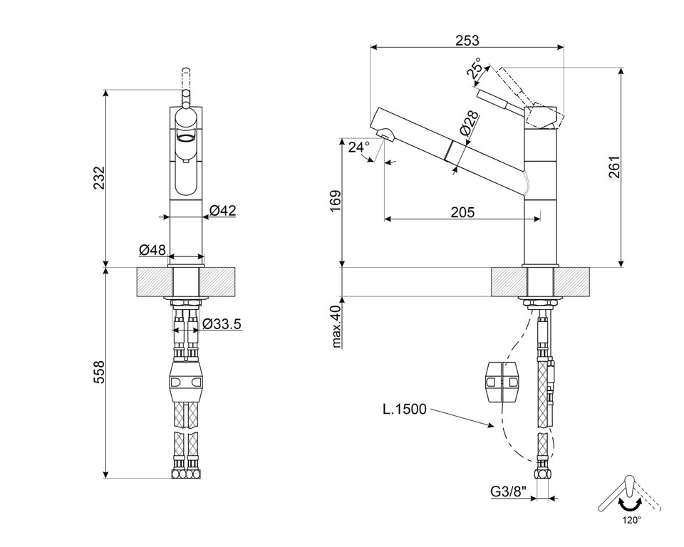Smeg MD15CR rubinetto Cromo
