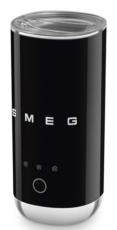 Smeg MFF02BLEU montalatte e scaldalatte Nero