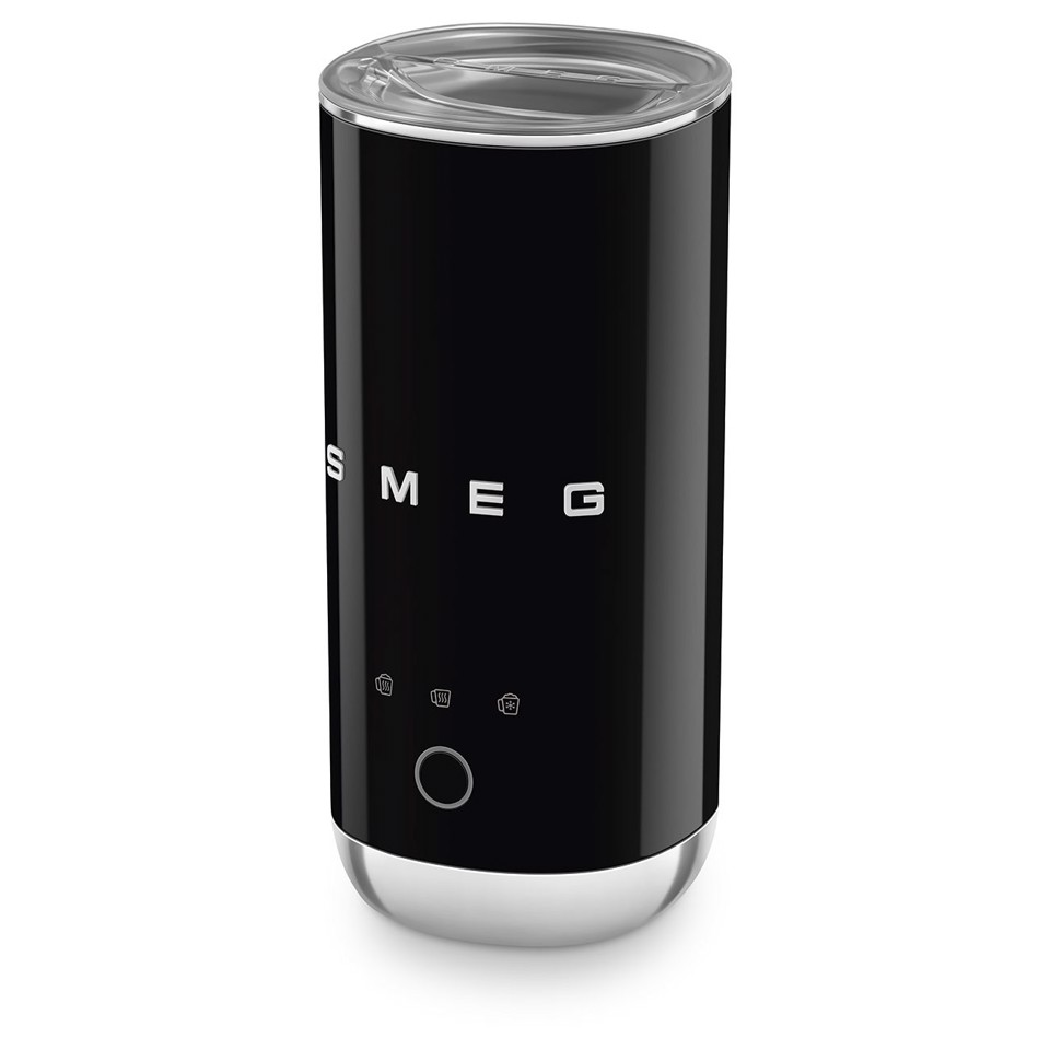 Smeg MFF02BLEU montalatte e scaldalatte Nero