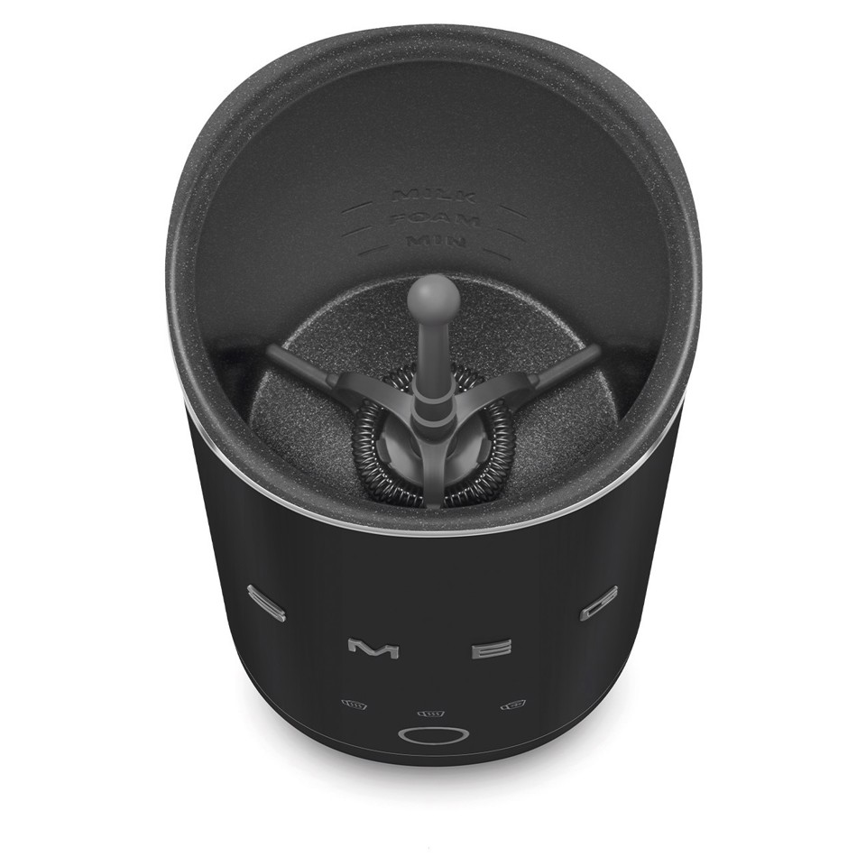 Smeg MFF02BLMEU montalatte e scaldalatte Nero