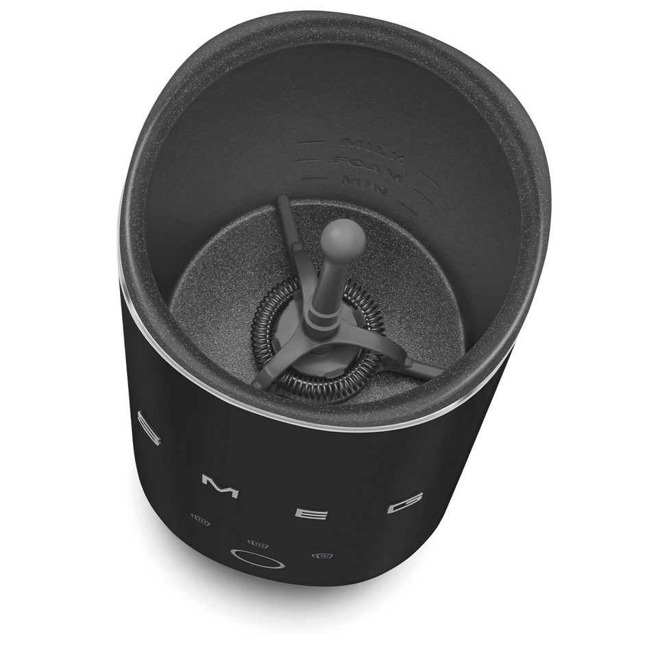 Smeg MFF02BLMEU montalatte e scaldalatte Nero