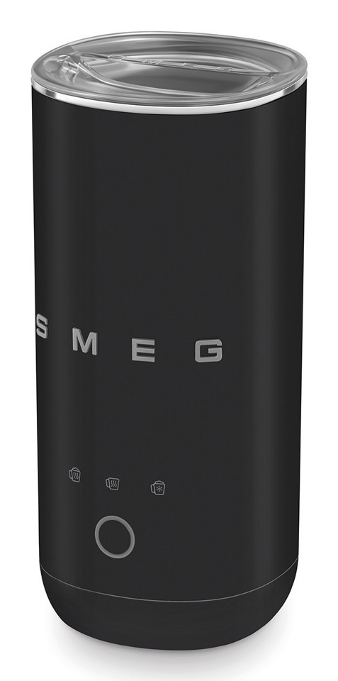 Smeg MFF02BLMEU montalatte e scaldalatte Nero