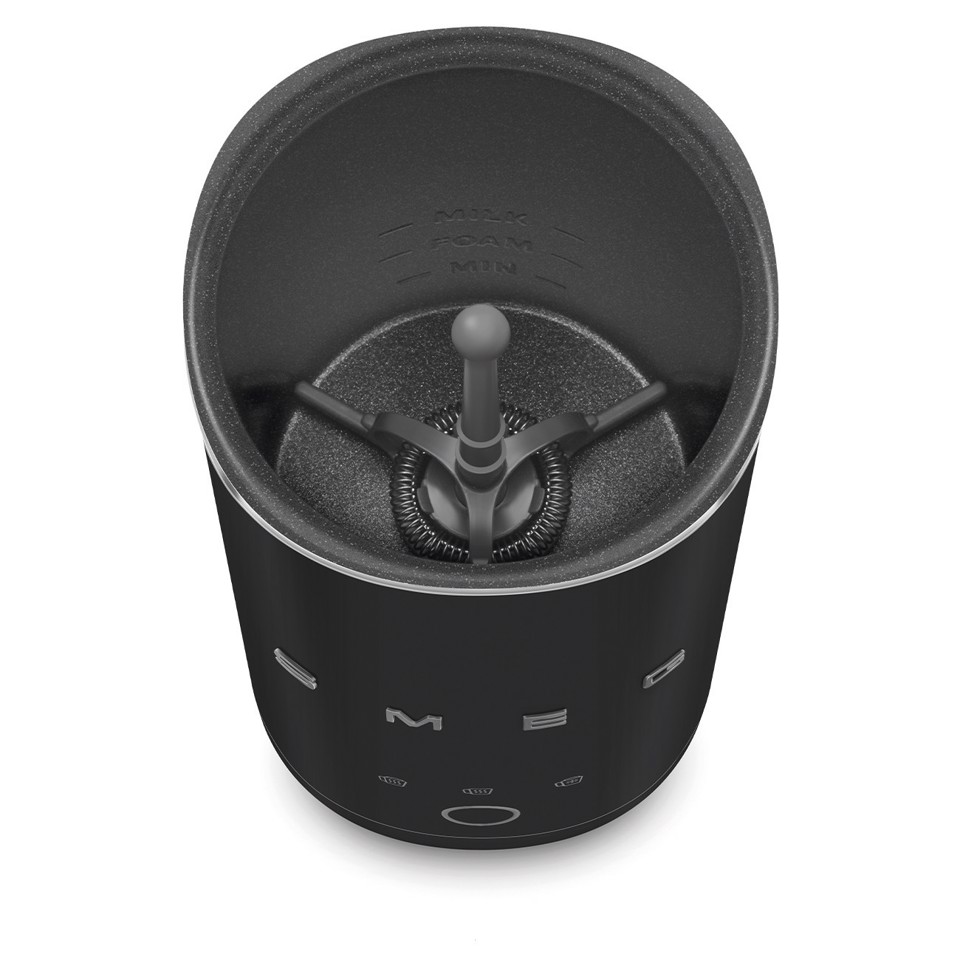 Smeg MFF02BLMEU montalatte e scaldalatte Nero