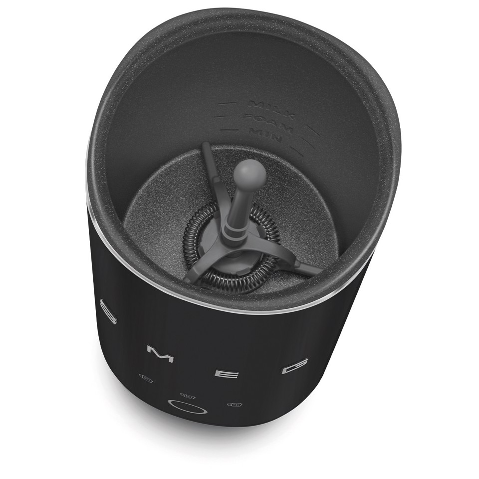 Smeg MFF02BLMEU montalatte e scaldalatte Nero