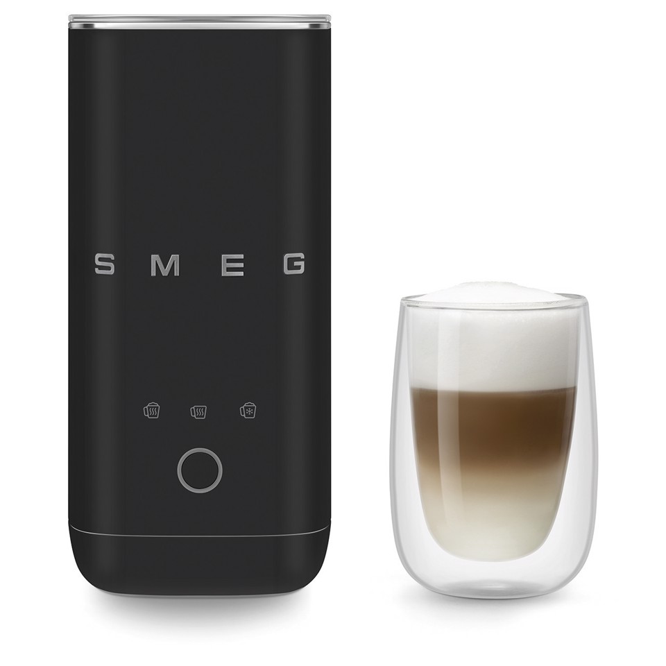 Smeg MFF02BLMEU montalatte e scaldalatte Nero