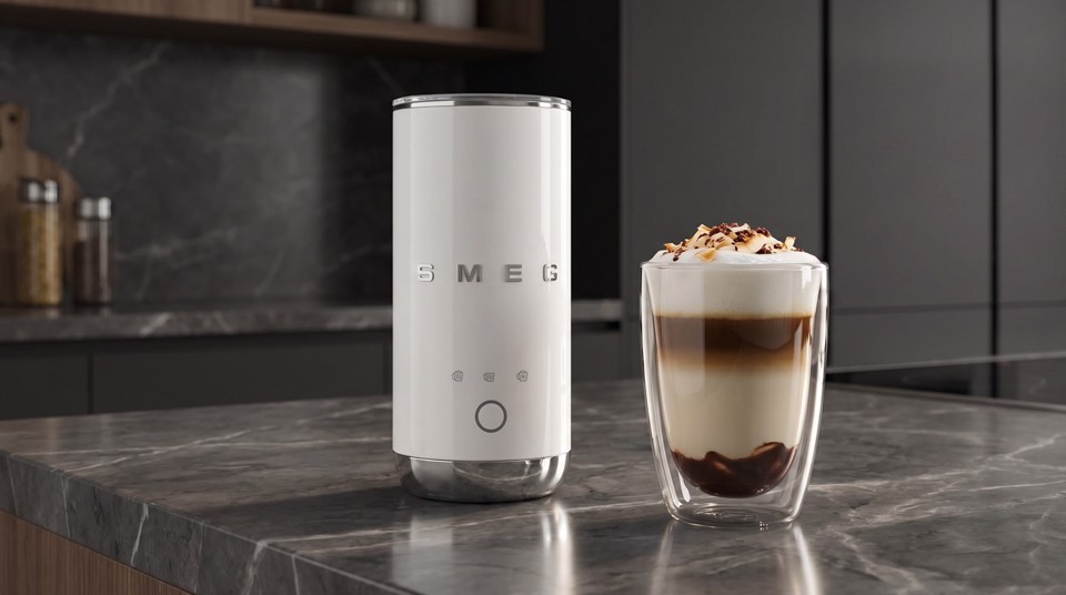 Smeg MFF02CREU montalatte e scaldalatte Crema