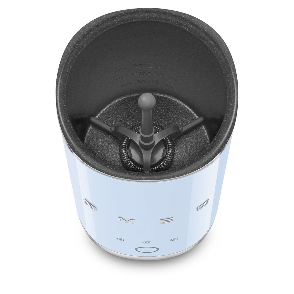 Smeg MFF02PBEU montalatte e scaldalatte Blu