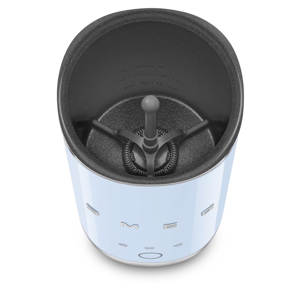 Smeg MFF02PBEU montalatte e scaldalatte Blu