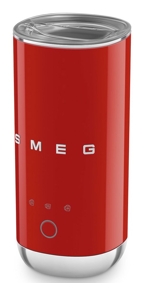 Smeg MFF02RDEU montalatte e scaldalatte Rosso