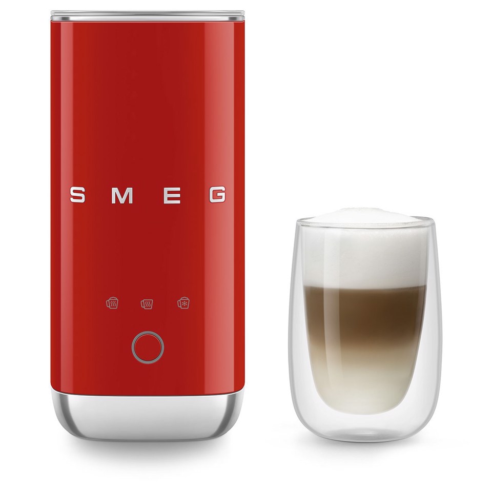 Smeg MFF02RDEU montalatte e scaldalatte Rosso