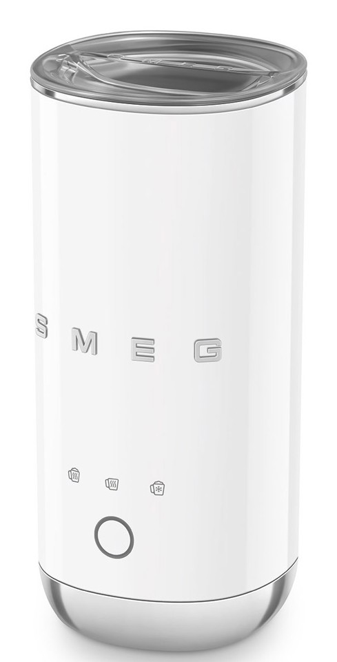 Smeg MFF02WHEU montalatte e scaldalatte Bianco