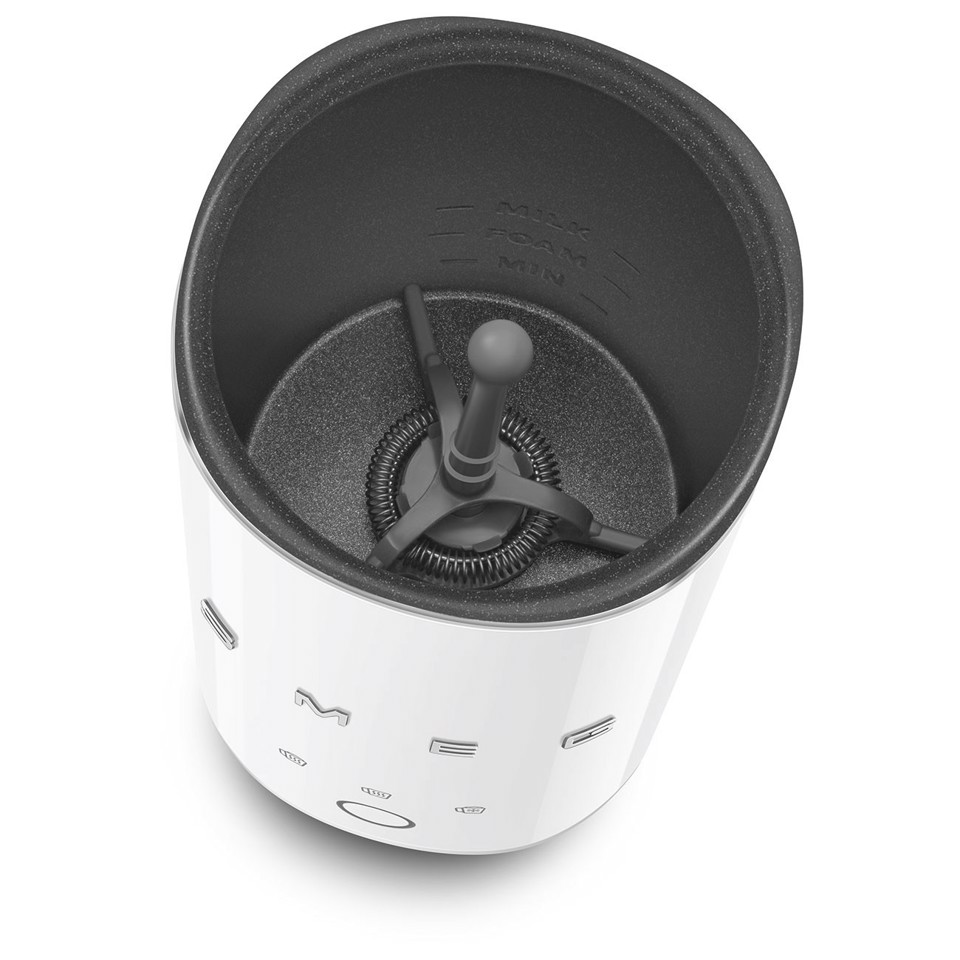 Smeg MFF02WHEU montalatte e scaldalatte Bianco