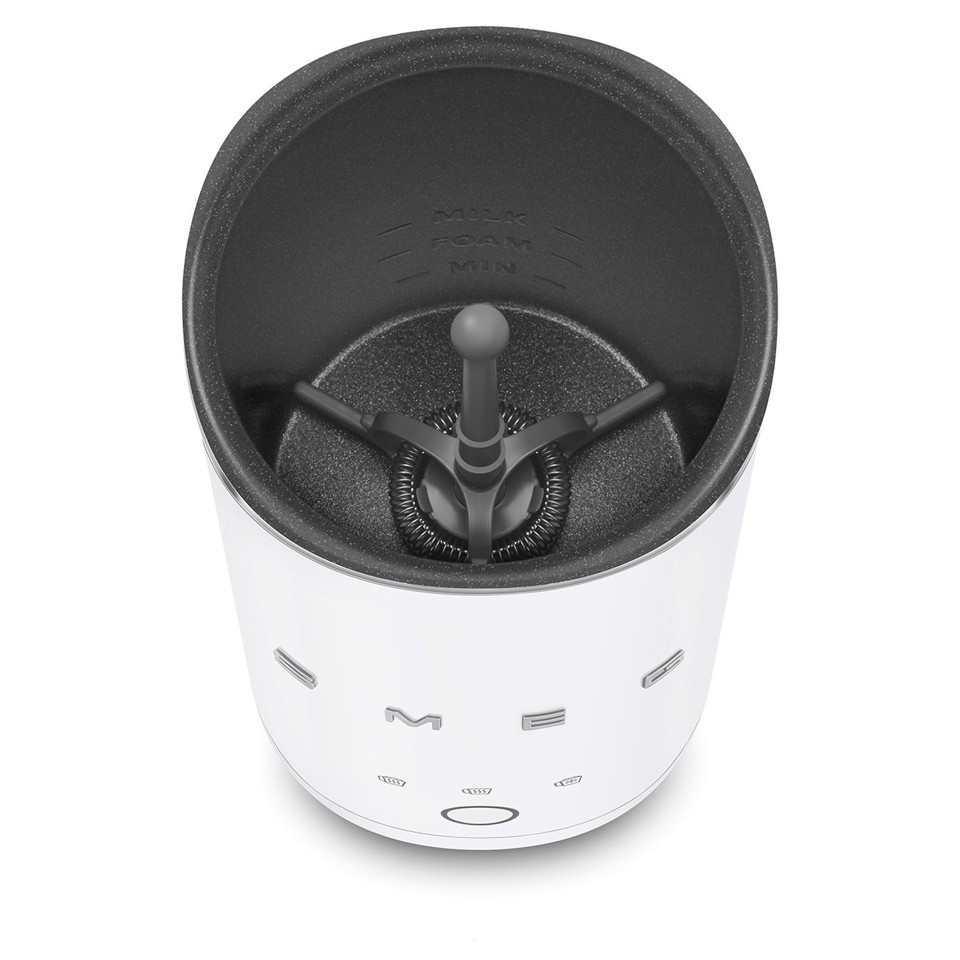 Smeg MFF02WHMEU montalatte e scaldalatte Bianco