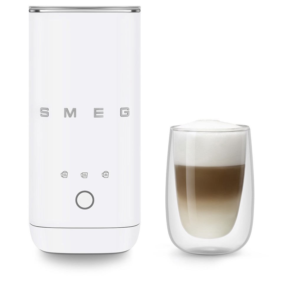 Smeg MFF02WHMEU montalatte e scaldalatte Bianco