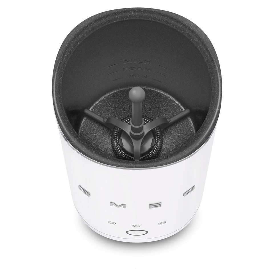 Smeg MFF02WHMEU montalatte e scaldalatte Bianco