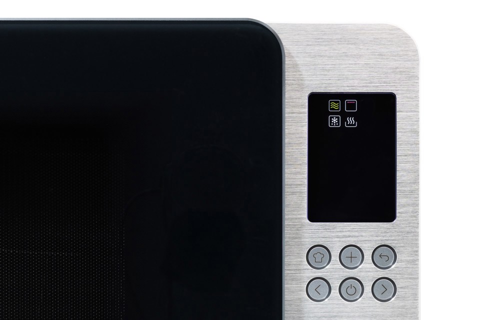 Smeg MOC01BLMEU forno a microonde Nero Microonde con grill Superficie piana 29 L 1450 W