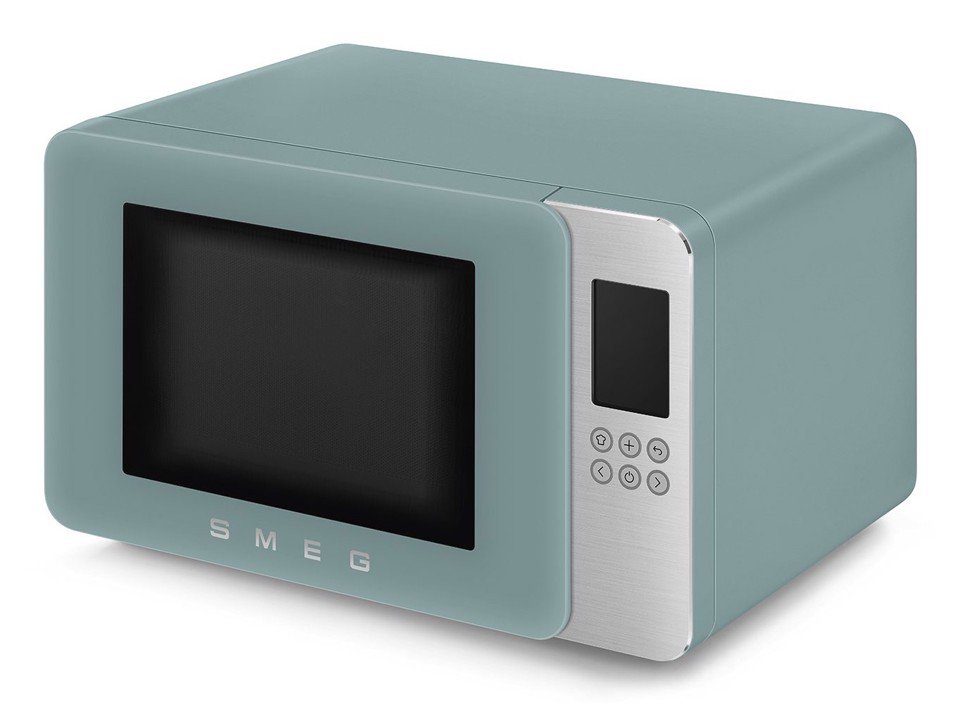 Smeg MOC01EGMEU forno a microonde Verde Microonde con grill Superficie piana 29 L 1450 W