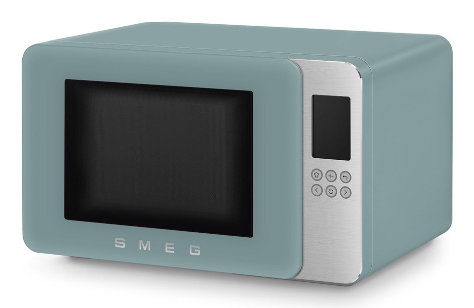 Smeg MOC01EGMEU forno a microonde Verde Microonde con grill Superficie piana 29 L 900 W