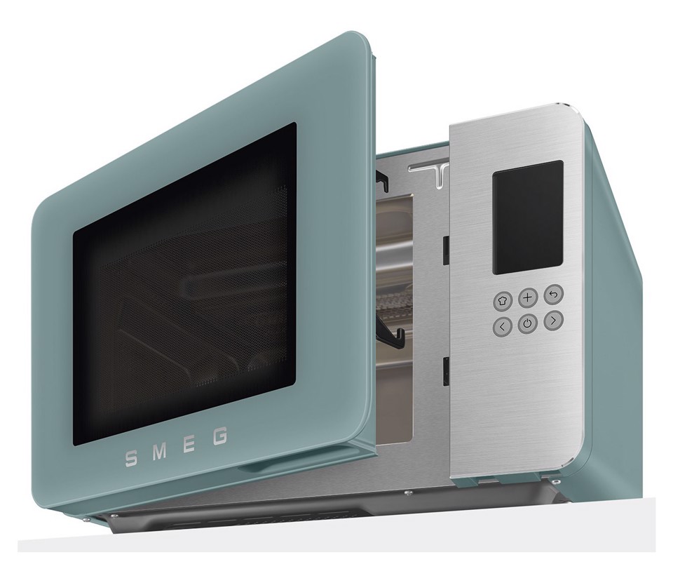 Smeg MOC01EGMEU forno a microonde Verde Microonde con grill Superficie piana 29 L 900 W