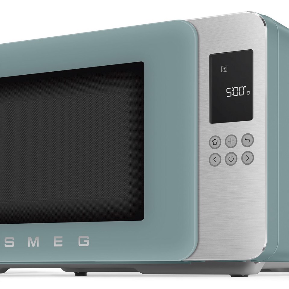 Smeg MOC01EGMEU forno a microonde Verde Microonde con grill Superficie piana 29 L 900 W