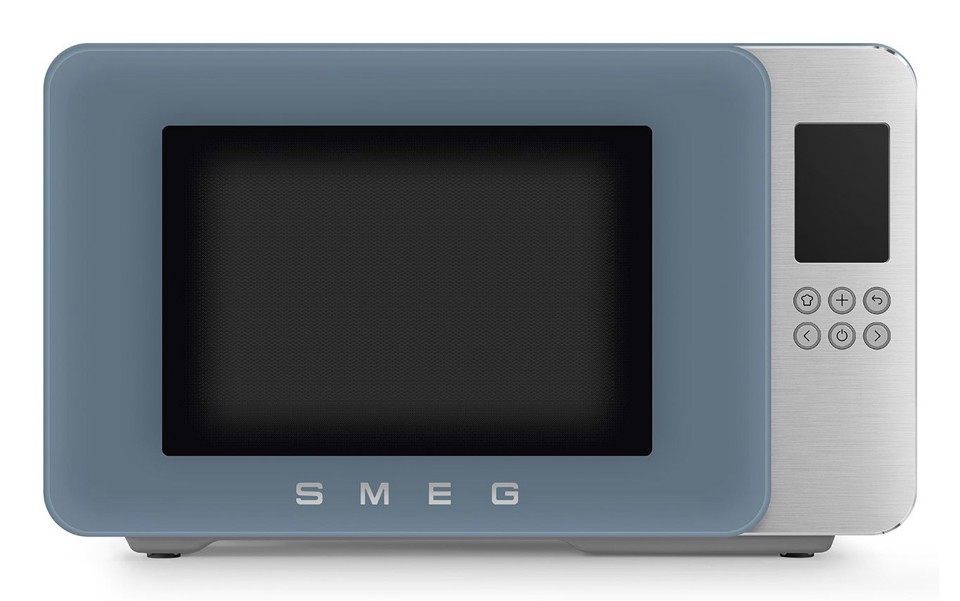 Smeg MOC01SBMEU forno a microonde Blu Microonde con grill Superficie piana 29 L 1450 W