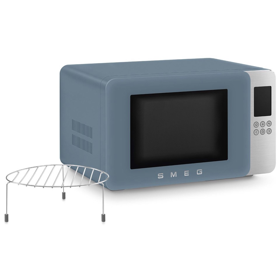 Smeg MOC01SBMEU forno a microonde Blu Microonde con grill Superficie piana 29 L 1450 W