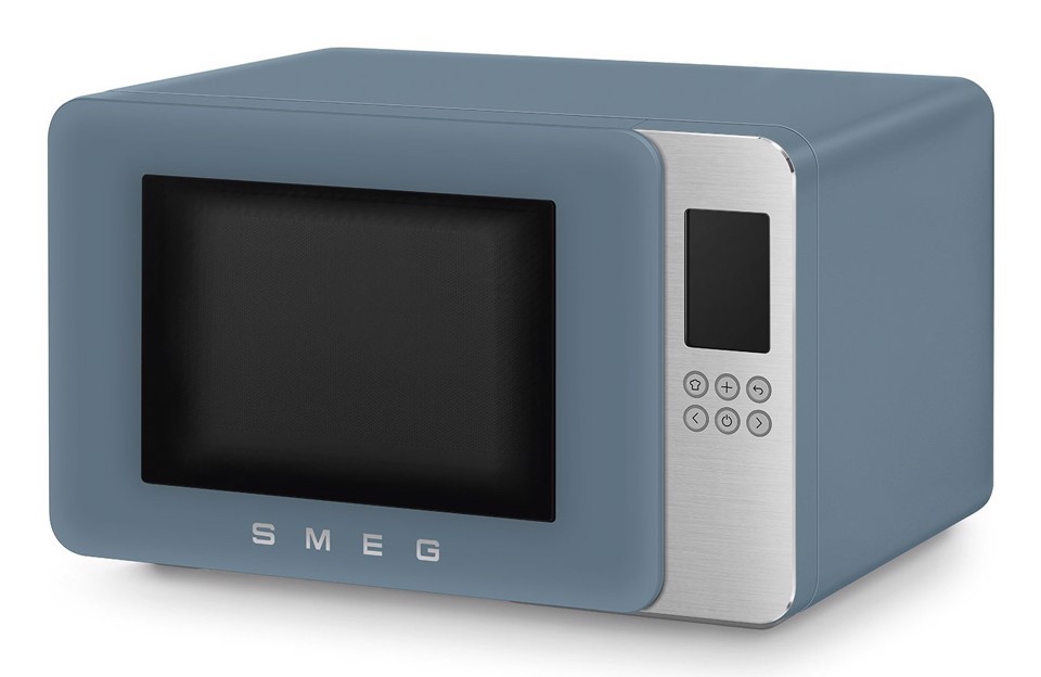 Smeg MOC01SBMEU forno a microonde Blu Microonde con grill Superficie piana 29 L 900 W