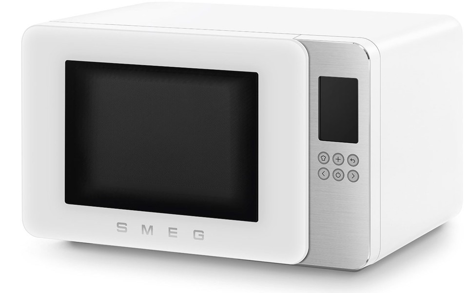 Smeg MOC01WHMEU forno a microonde Bianco Microonde con grill Superficie piana 29 L 1450 W