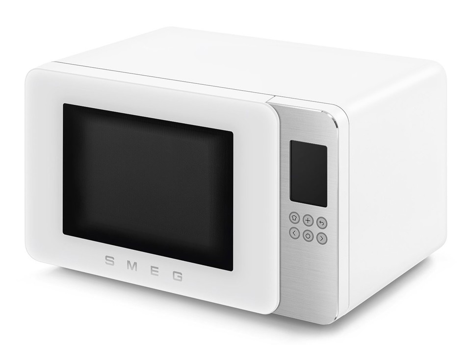 Smeg MOC01WHMEU forno a microonde Bianco Microonde con grill Superficie piana 29 L 1450 W