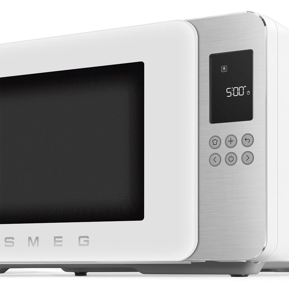 Smeg MOC01WHMEU forno a microonde Bianco Microonde con grill Superficie piana 29 L 1450 W
