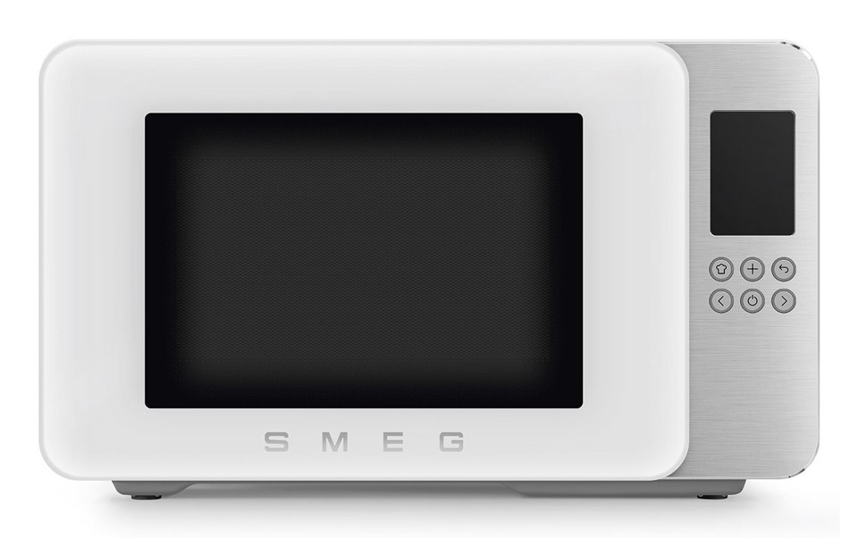 Smeg MOC01WHMEU forno a microonde Bianco Microonde con grill Superficie piana 29 L 900 W
