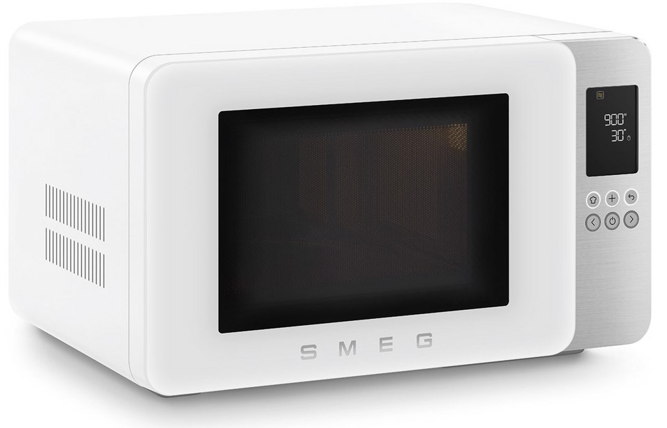 Smeg MOC01WHMEU forno a microonde Bianco Microonde con grill Superficie piana 29 L 900 W