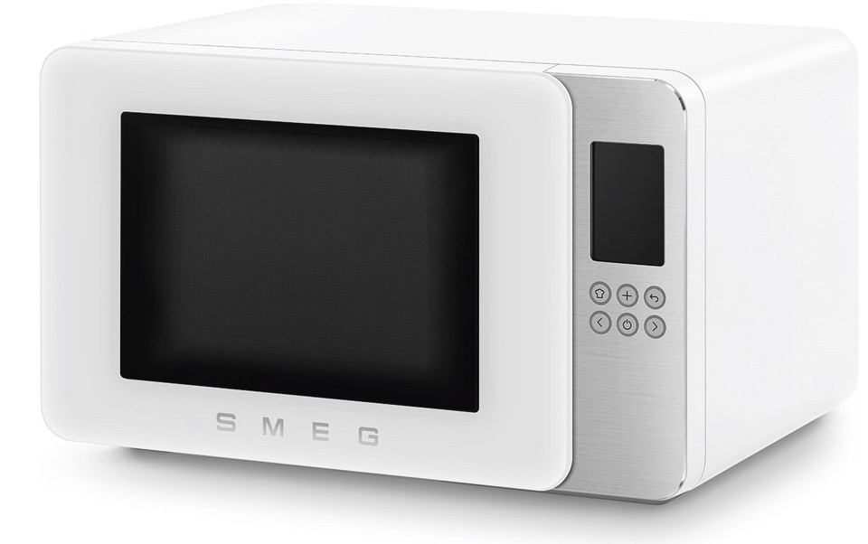Smeg MOC01WHMEU forno a microonde Bianco Microonde con grill Superficie piana 29 L 900 W