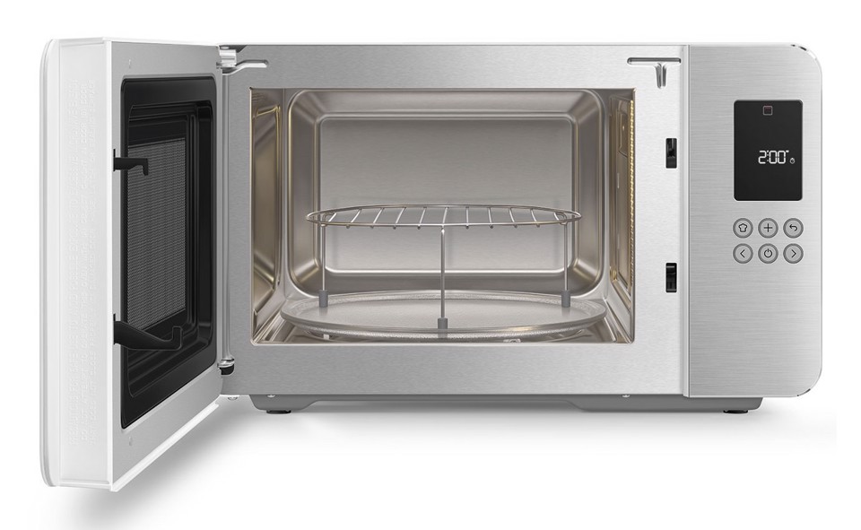 Smeg MOC01WHMEU forno a microonde Bianco Microonde con grill Superficie piana 29 L 900 W