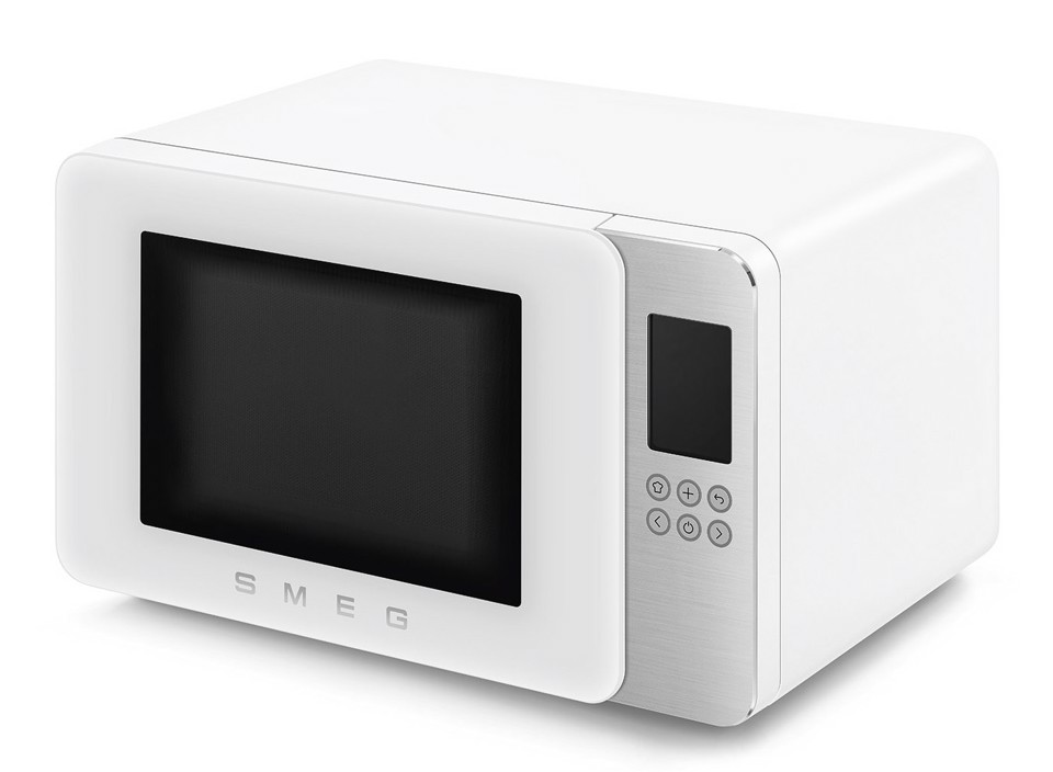Smeg MOC01WHMEU forno a microonde Bianco Microonde con grill Superficie piana 29 L 900 W