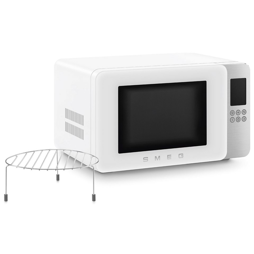 Smeg MOC01WHMEU forno a microonde Bianco Microonde con grill Superficie piana 29 L 900 W