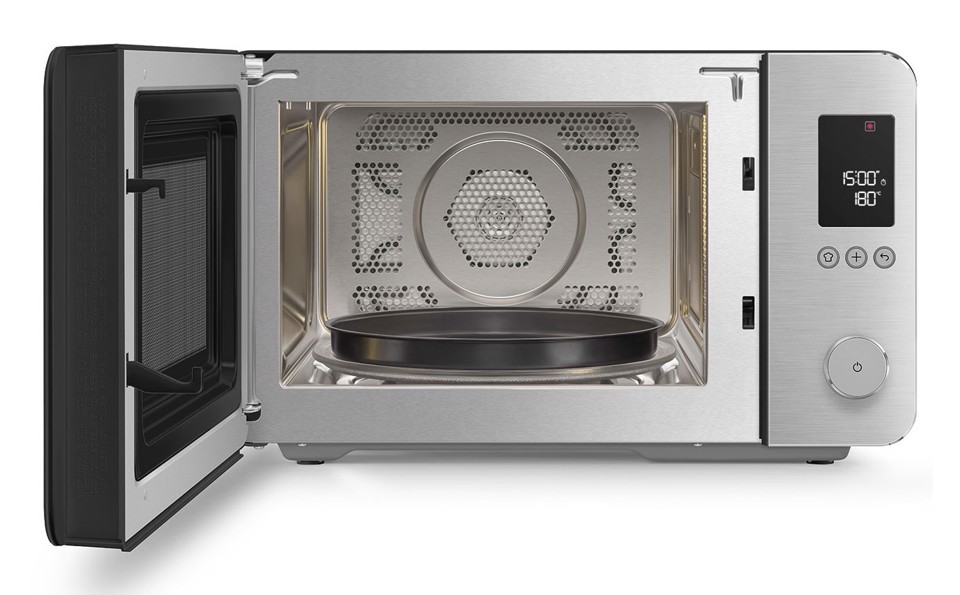 Smeg MOC02BLMEU forno a microonde Nero Microonde combinato Superficie piana 27 L 1450 W