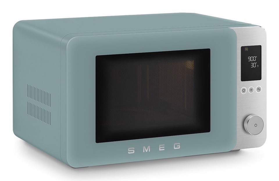 Smeg MOC02EGMEU forno a microonde Verde Microonde combinato Superficie piana 27 L 1450 W