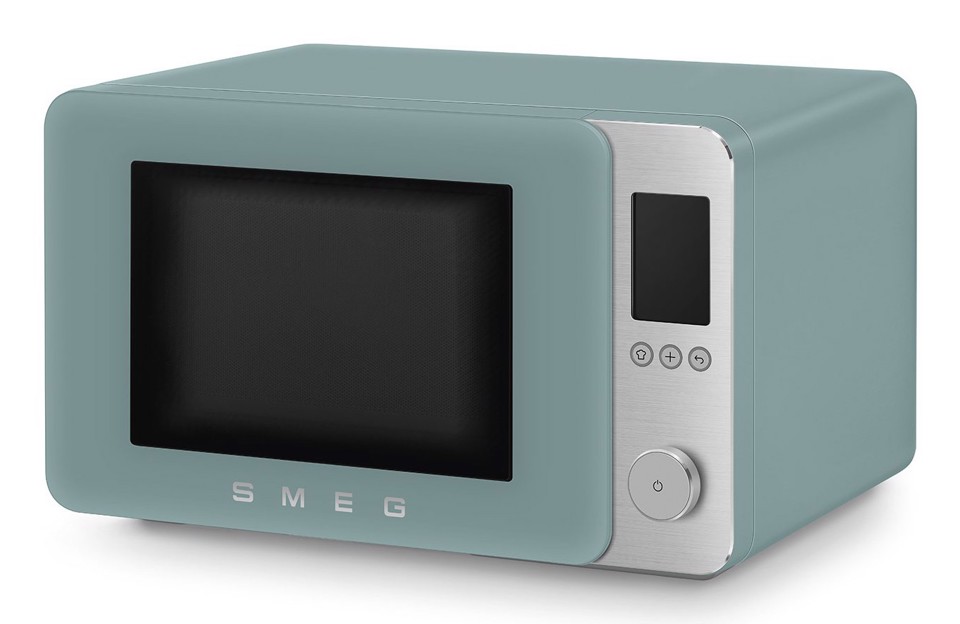 Smeg MOC02EGMEU forno a microonde Verde Microonde combinato Superficie piana 27 L 1450 W