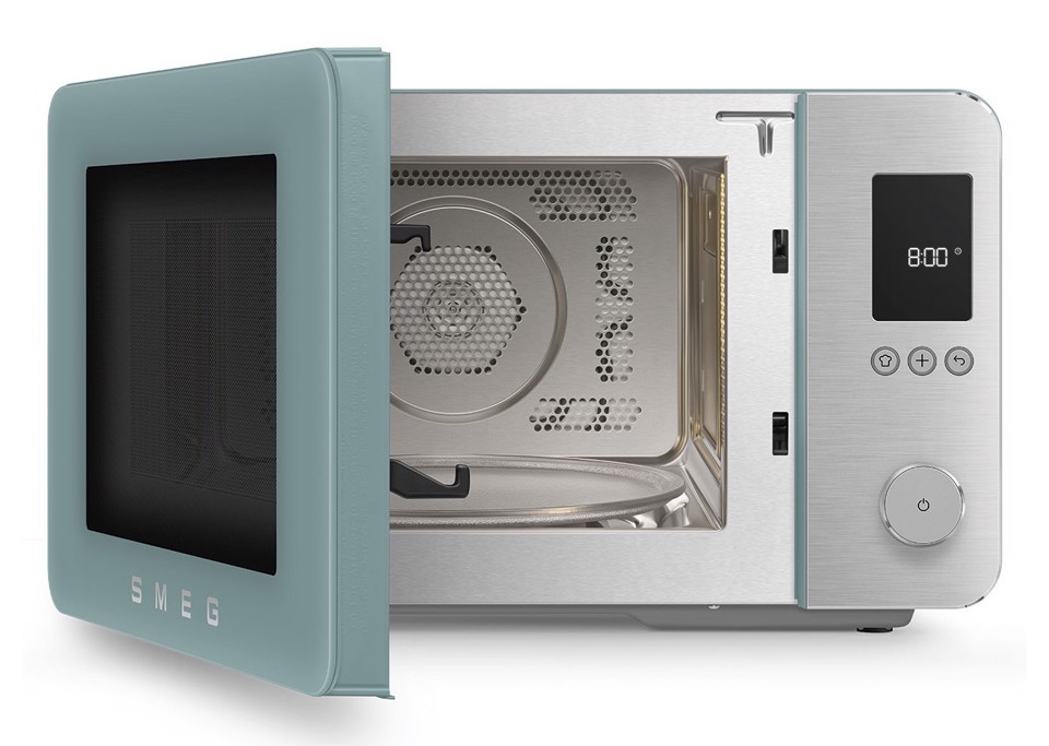 Smeg MOC02EGMEU forno a microonde Verde Microonde combinato Superficie piana 27 L 900 W