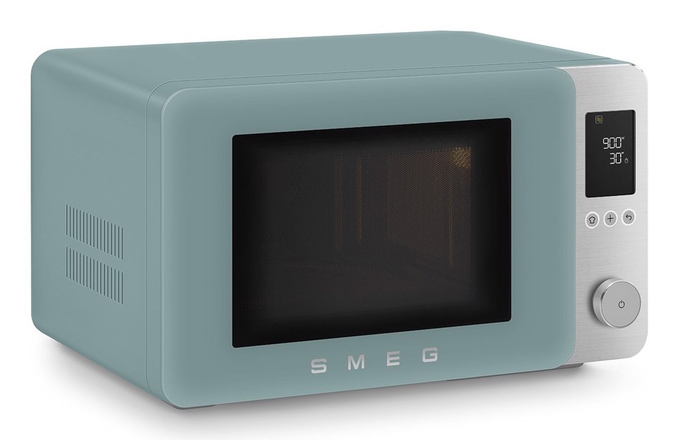 Smeg MOC02EGMEU forno a microonde Verde Microonde combinato Superficie piana 27 L 900 W