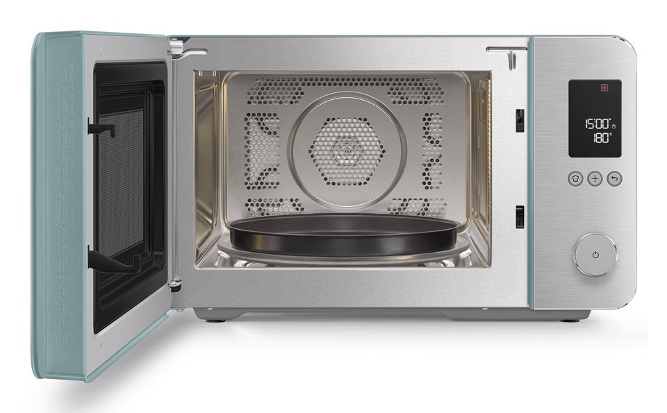Smeg MOC02EGMEU forno a microonde Verde Microonde combinato Superficie piana 27 L 900 W