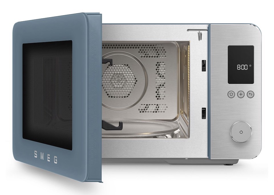 Smeg MOC02SBMEU forno a microonde Blu Microonde combinato Superficie piana 27 L 1450 W