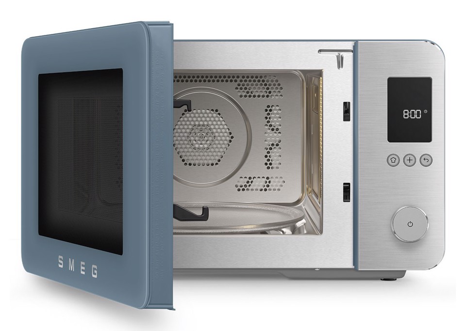Smeg MOC02SBMEU forno a microonde Blu Microonde combinato Superficie piana 27 L 900 W