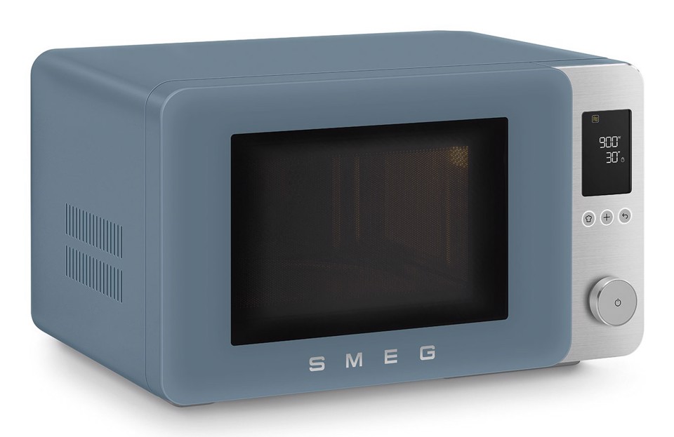 Smeg MOC02SBMEU forno a microonde Blu Microonde combinato Superficie piana 27 L 900 W